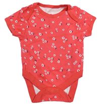 Malinové květované body Primark