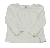 Bílé triko H&M
