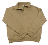 Hnědá polo mikina zn. M&S