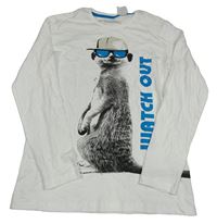 Nové - Bílé triko se surikatou BPC