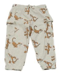 Béžové melírované cargo tepláky s Tygry Disney