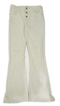 Smetanové flare rifle River Island