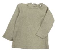 Béžové melírované žebrované triko Prénatal