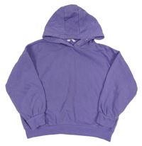 Fialová oversize mikina s kapucí M&S