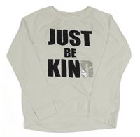 Bílé triko s nápisem H&M