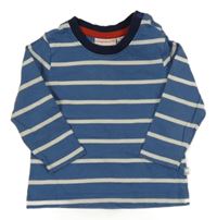 Modro-bílé pruhované triko Liegelind