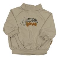 Béžová mikina s Púem George