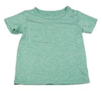 Zelené melírované sportovní tričko 