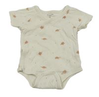 Smetanové zavinovací body s želvičkami kiabi