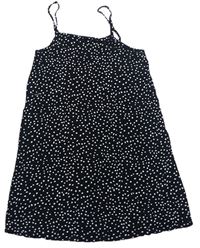 Černé puntíkaté lehké šaty Primark