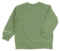 Zelená mikina s nápisem LC Waikiki