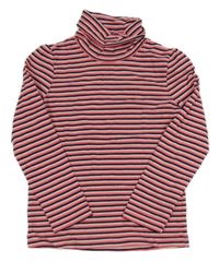 Růžovo-tmavomodrý pruhovaný rolák Lupilu