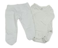 2set - Bílé polodupky + bílé zavinovací body