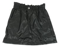 Černá koženková sukně H&M