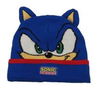 Tmavomodrá čepice s oušky - Sonic