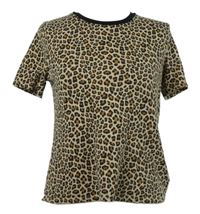 Dámské béžovo-černé vzorované tričko H&M