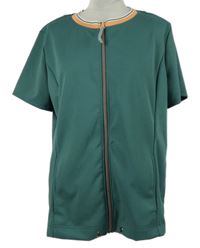 Dámské petrolejové propínací tričko Laura Torelli 