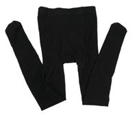 Dámské černé thermo punčocháče