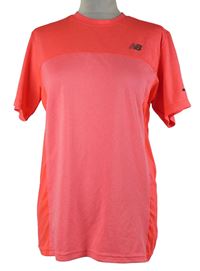 Pánské neonově růžové sportovní funkční tričko New Balance