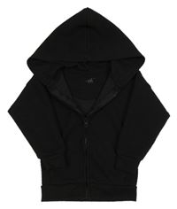 Černá vzorovaná propínací mikina s kapucí Primark 