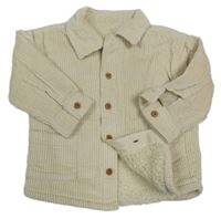 Béžová manšestrová zateplená bunda M&S