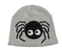 Světlešedá čepice s pavoukem H&M vel.110-128