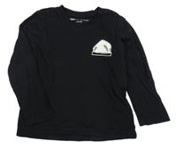 Černé triko s potiskem Pocopiano