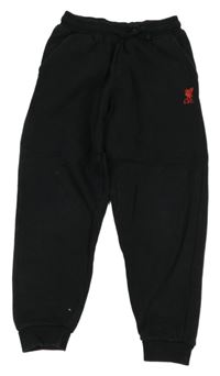 Černé fotbalové tepláky FC Liverpool