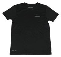 Černé sportovní tričko s nápisem 