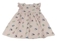 Světlerůžové bavlněné šaty s Minnie M&S