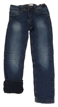 Tmavomodré podšité rifle Alive