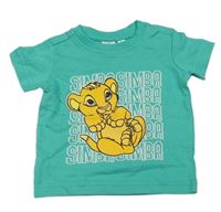 Zelené tričko se Simbou Disney