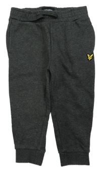 Tmavošedé melírované tepláky Lyle&Scott