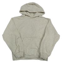 Béžová melírovaná mikina s kapucí H&M
