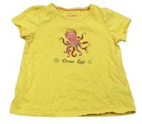 Žluté tričko s chobotnicí Lupilu
