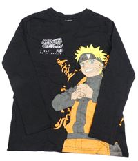 Černé triko Naruto