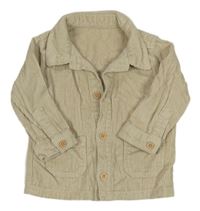 Béžová manšestrová bunda F&F