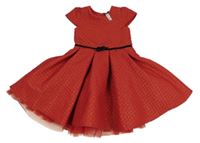 Červeno-zlaté vzorované šaty St. Bernard