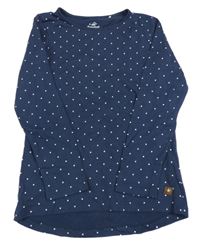Tmavomodré triko s puntíky Topolino