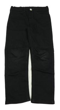 Černé slim fit rifle H&M