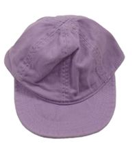Levandulová plátěná kšiltovka