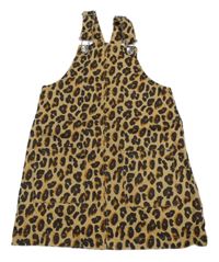 Béžovo-hnědá vzorované riflové šaty Matalan