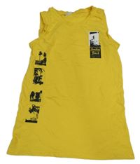 Žluté tílko s palmami LC Waikiki