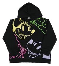 Černá mikina s Mickeym a kapucí LC Waikiki