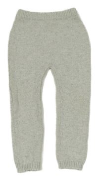 Světlemodrošedo-bílo-azurové melírované pletené tepláky George