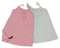 Nové - 2x - Krepové letní šaty St. Bernard