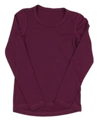 Tmavovínové funkční triko TCM