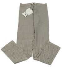 Nové - smetanovo-hnědo-černé vzorované legíny ZARA