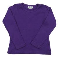Purpurové triko Kik star