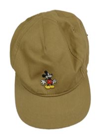 Hnědá plátěná kšiltovka s Mickey H&M